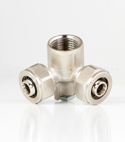 سه راهی 90 درجه دیواری کوپلی نیوپایپ